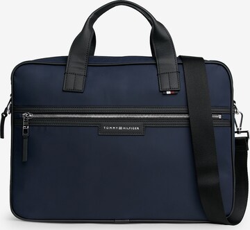 TOMMY HILFIGER Laptop bag in Blue: front