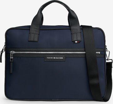 TOMMY HILFIGER Laptoptas in Blauw: voorkant