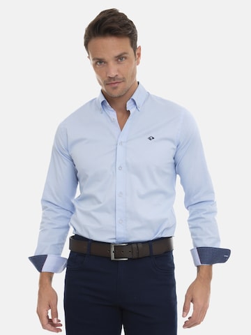 Sir Raymond Tailor Regular Fit Hemd 'Seda' in Blau: predná strana