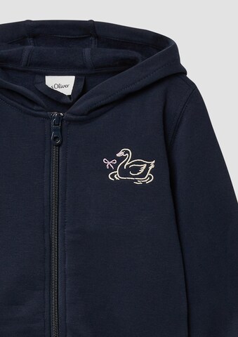 Veste de survêtement s.Oliver en bleu