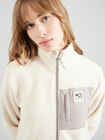 Kari Traa Fleece jas 'ROTHE' in Beige