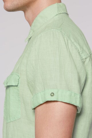 CMPD Slim fit Button Up Shirt in Green