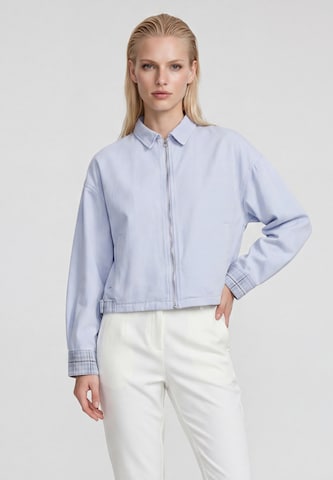 Usha Between-season jacket in Blue: front