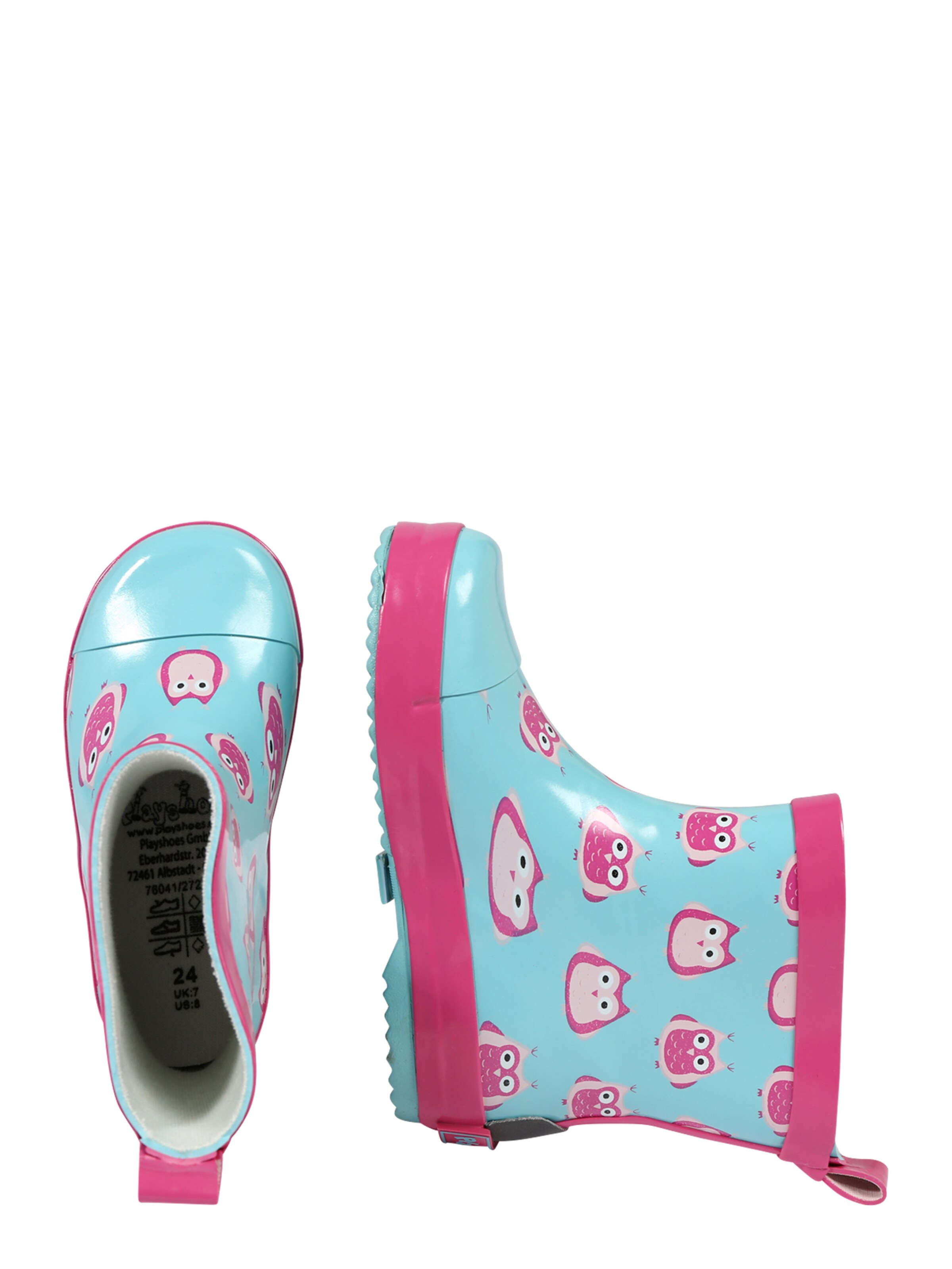 PLAYSHOES Rubber boot in Blue