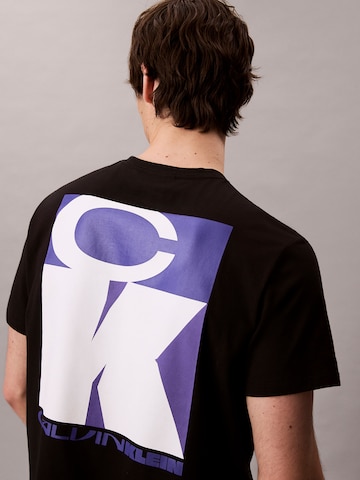 T-Shirt '20S' Calvin Klein Jeans en noir