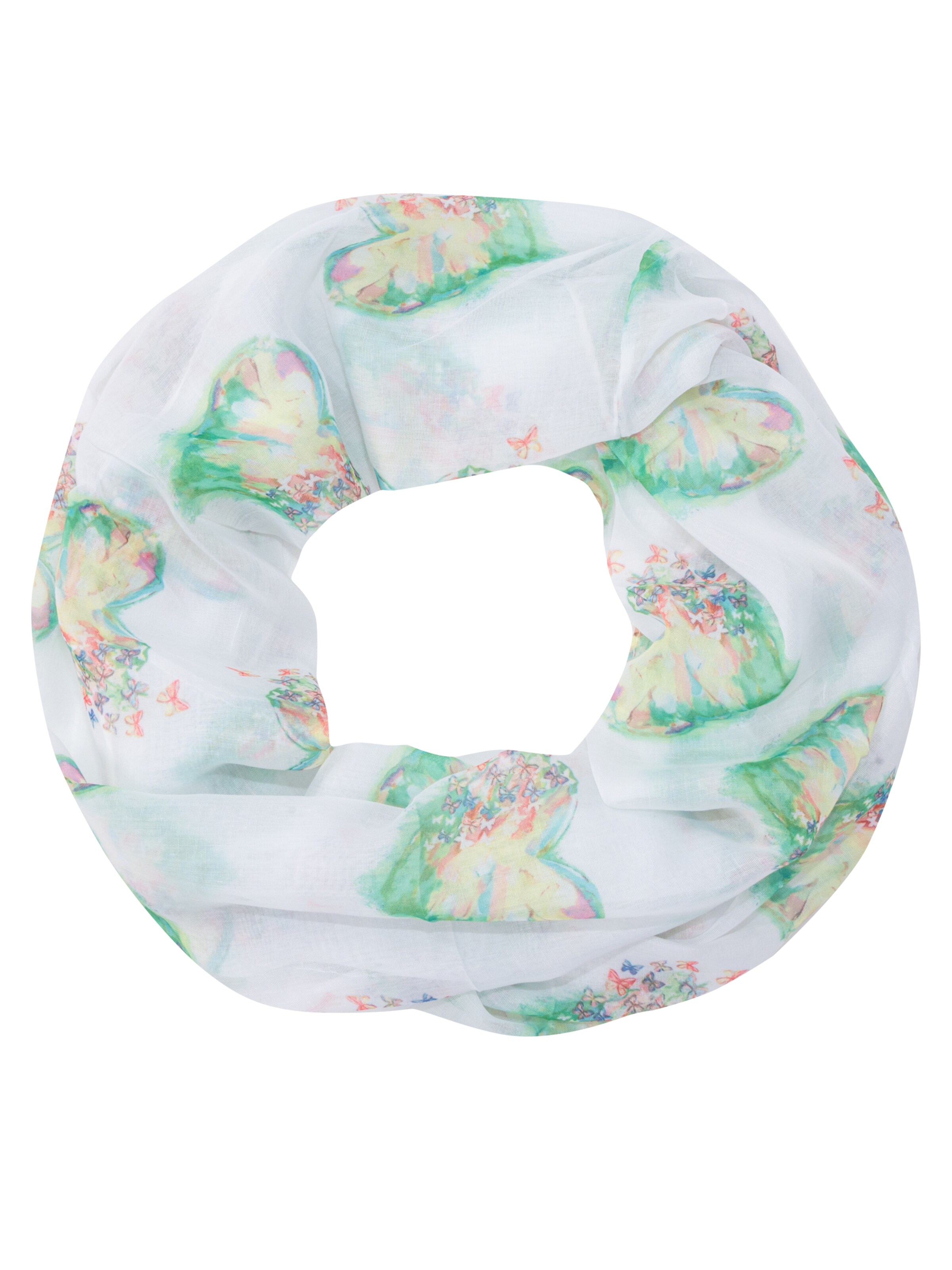 Écharpe tube 'Amira' Seasons of April en vert : devant