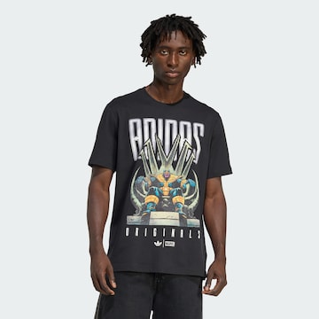 T-Shirt 'Marvel Thanos' ADIDAS ORIGINALS en noir : devant