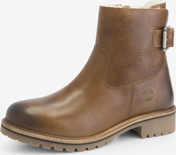 Travelin Ankle Boots 'Kammerfoss ' in Brown: front