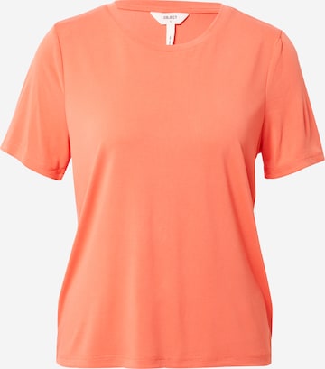 OBJECT Majica 'Annie' | oranžna barva: sprednja stran