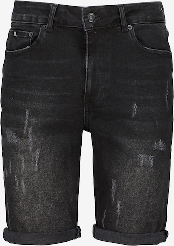 Regular Jeans 'MorganAK' de la Alife and Kickin pe negru: față