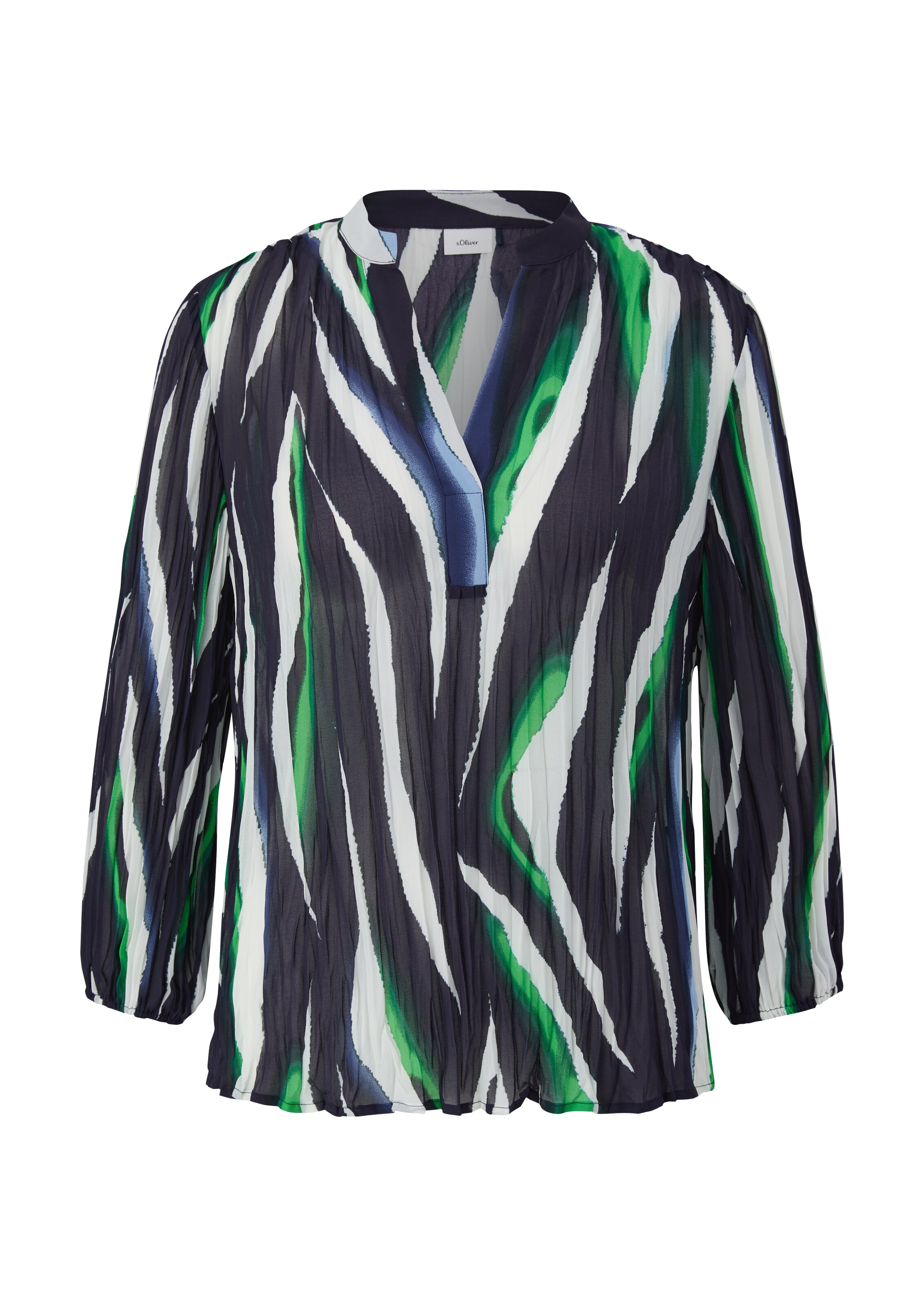 Chemisier s.Oliver BLACK LABEL en bleu : devant