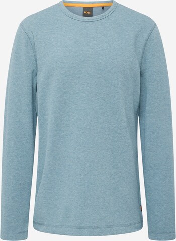 BOSS Sweater 'Tempesto' in Blue: front