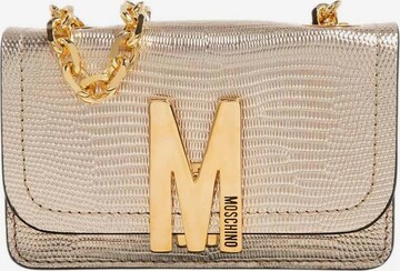 MOSCHINO Crossbody Bag in Silver: front