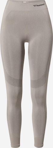 Hummel Workout Pants in Grey: front