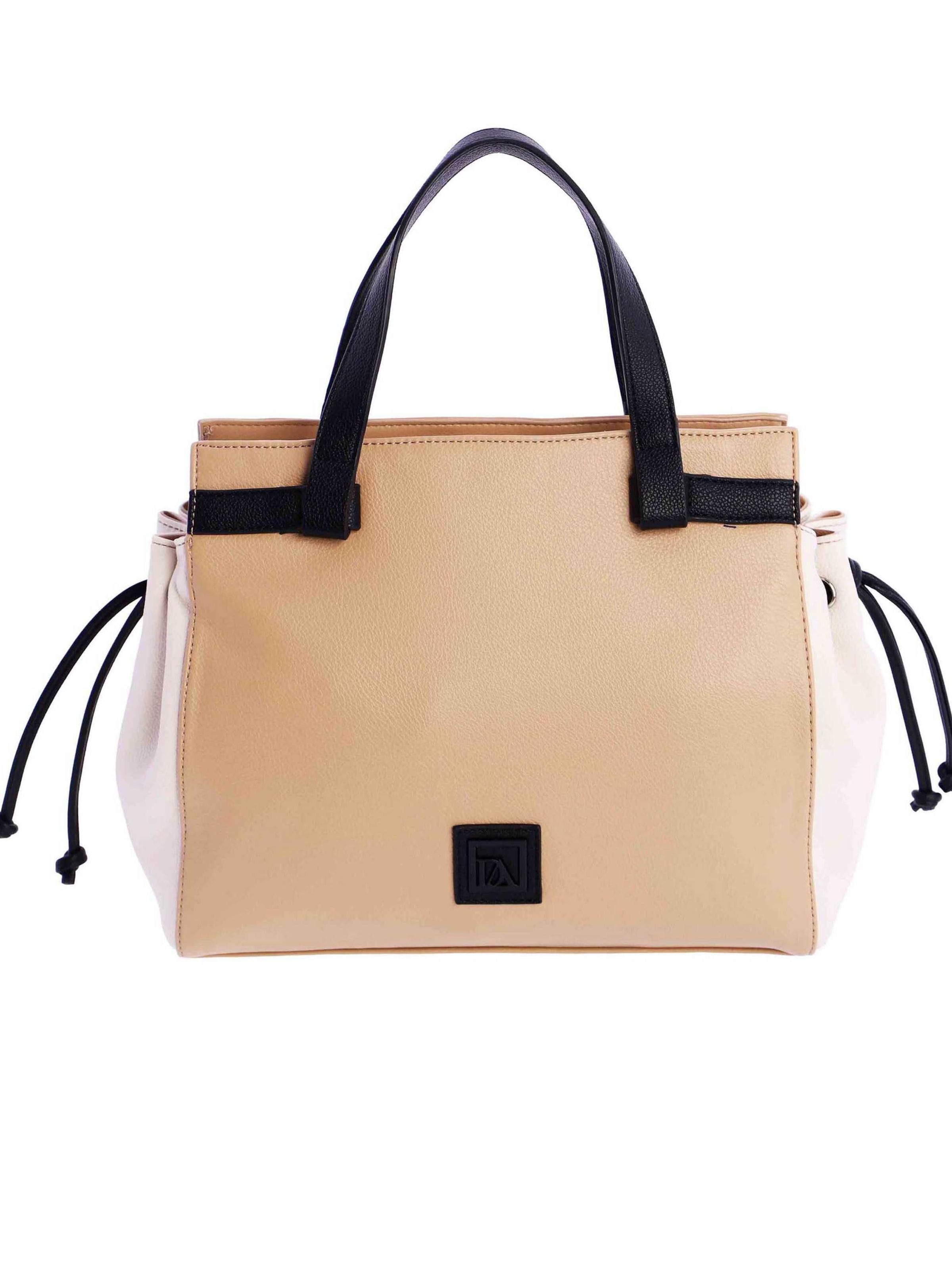 Don Algodon - Bolso de mano 'Talía' en amarillo: frente