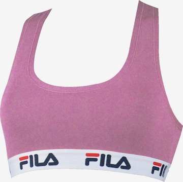 FILA Bralette Bra in Purple: front