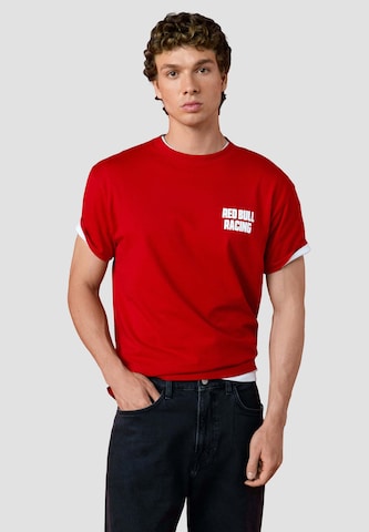 Red Bull Racing x Pepe Jeans - Camiseta 'RACING & TAPAS' en rojo