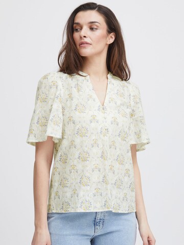 Camicia da donna 'Willa ' di PULZ Jeans in bianco: frontale