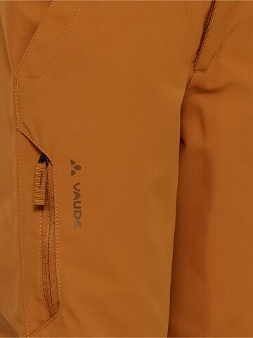 VAUDE Regular Workout Pants 'Snow Ride' in Brown