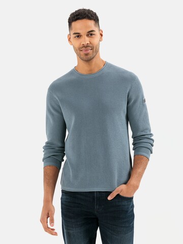 CAMEL ACTIVE Sweater in Blue: front