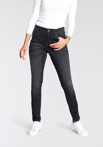 MAC Jeans in Schwarz: front