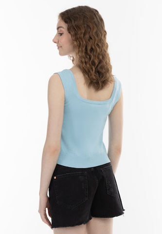 MYMO Gebreide top in Blauw