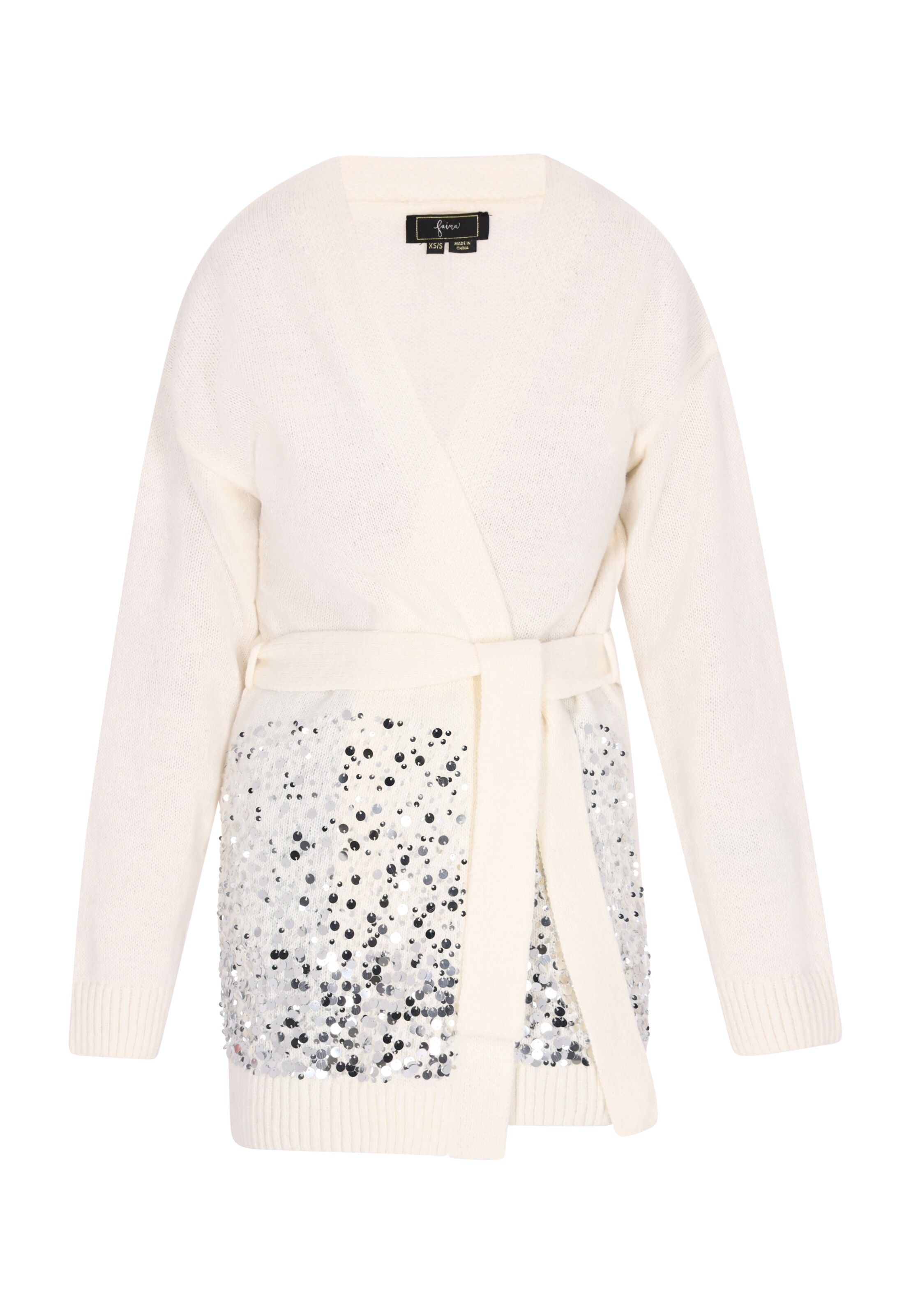 faina Kampsun, värv valge: eest vaates