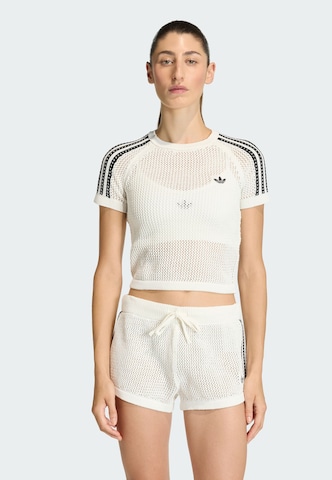 ADIDAS ORIGINALS Trui 'Cali' in Wit: voorkant