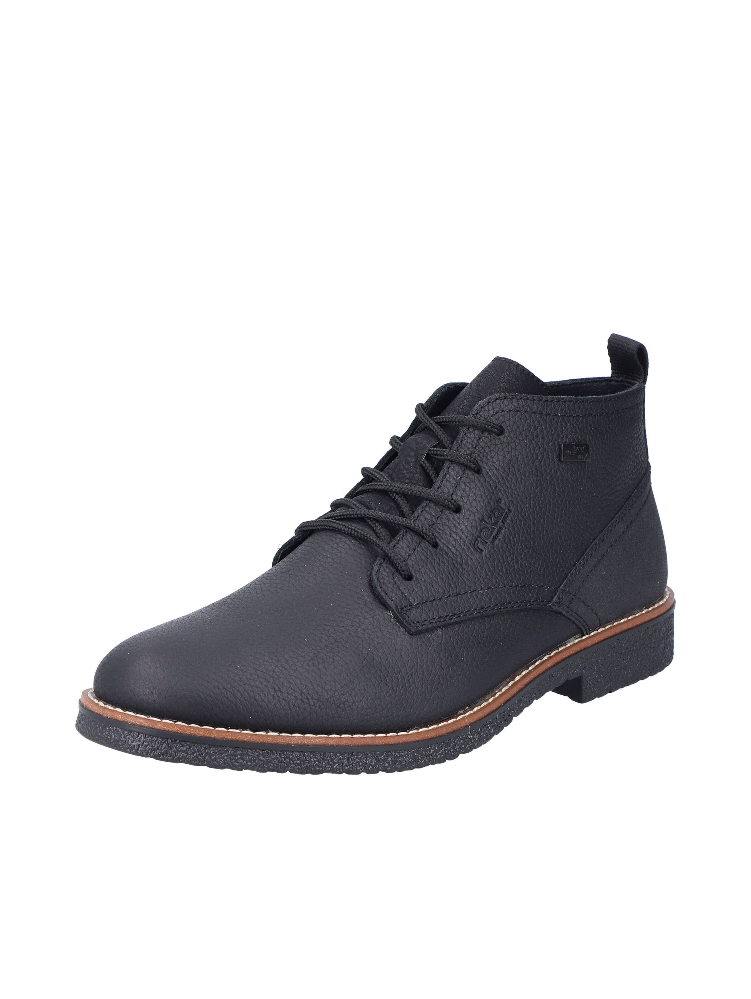 Bottines à lacets Rieker en noir : devant