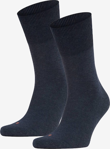 FALKE Athletic Socks in Blue: front