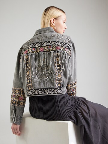 YAS Between-season jacket 'YASVISION' in Grey: front