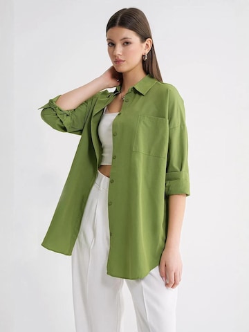 Camicia da donna di MixRay in verde