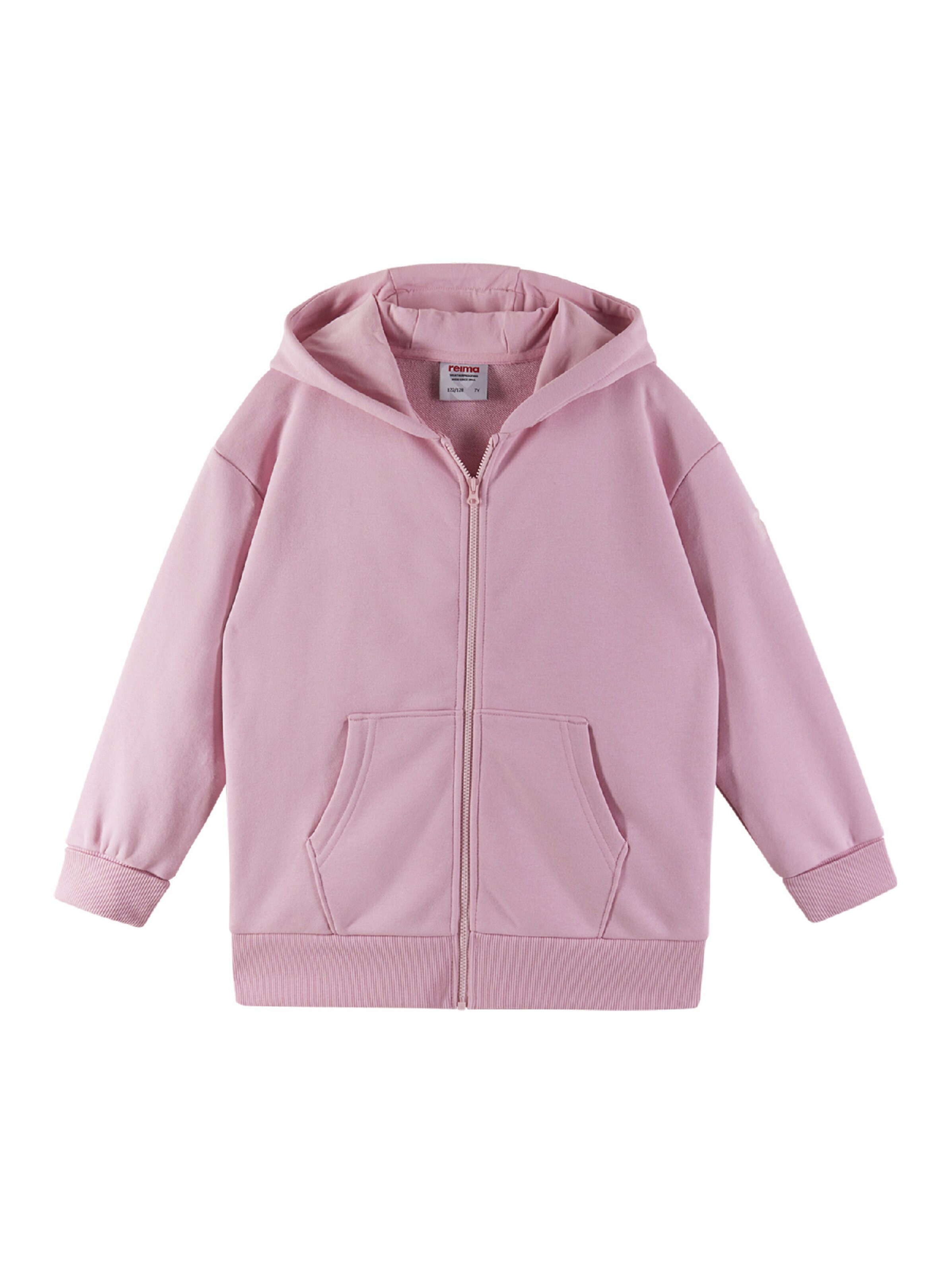 Veste de survêtement ' Huppuri ' Reima en rose : devant
