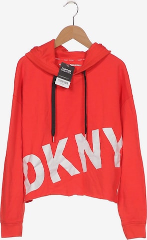 DKNY Sweatshirt & Zip-Up Hoodie in XS in Red: front