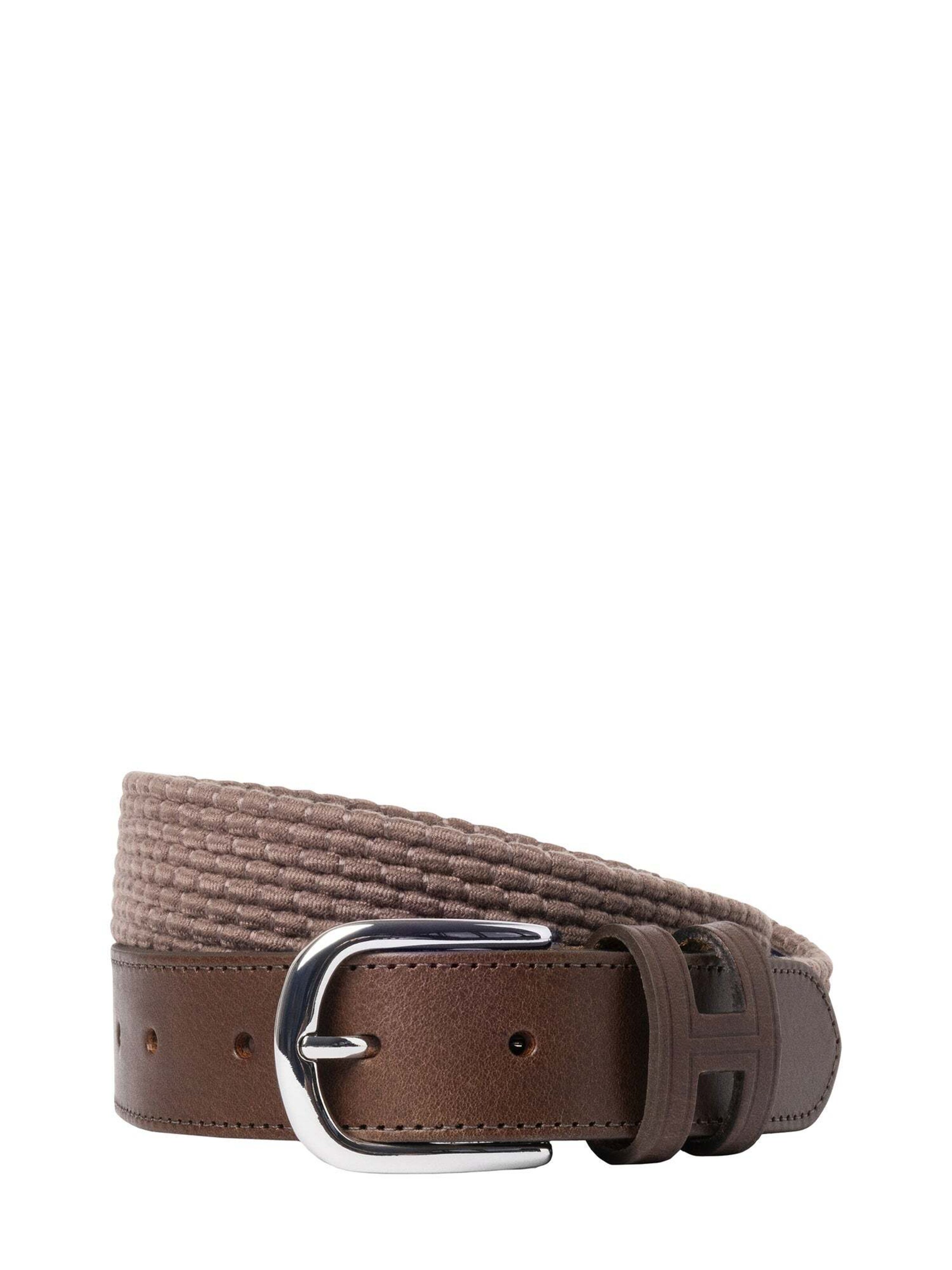 Ceinture Hackett London en beige : devant