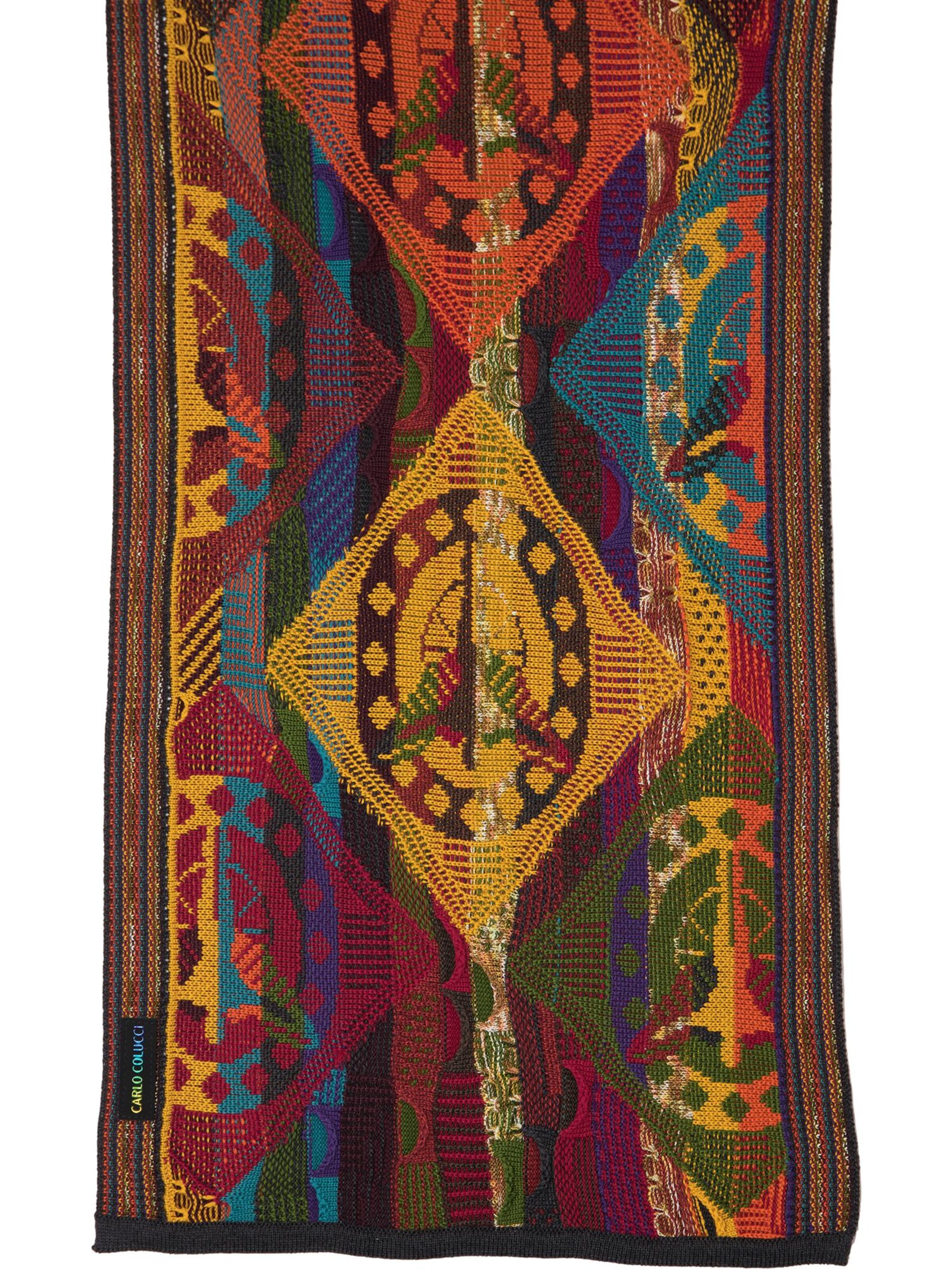 Carlo Colucci Scarf 'Carrossa' in Mixed colours