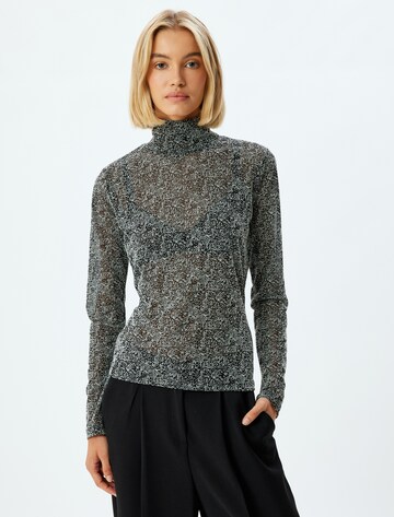 Koton Shirt in Zwart: voorkant