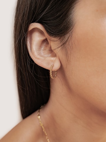 Hey Happiness Earrings in Gold