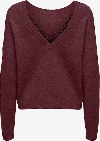 ONLY Pullover 'ONLMANIFESTA' i rød: forside