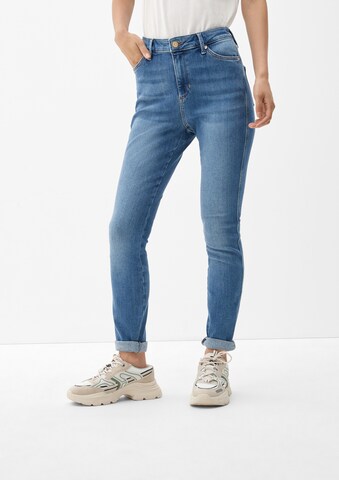 s.Oliver Skinny Jeans in Blue: front