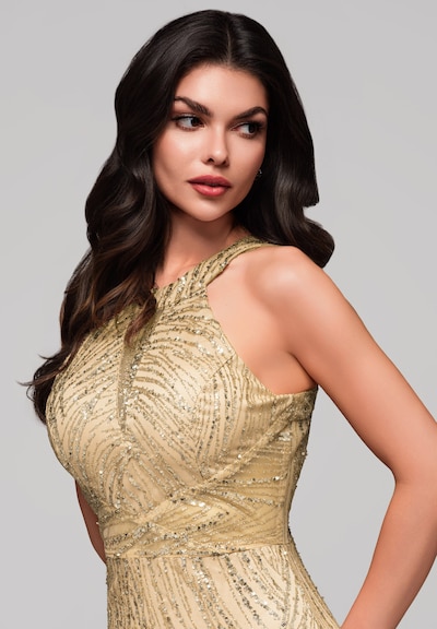 Ombre Evening Dress in Gold, Item view