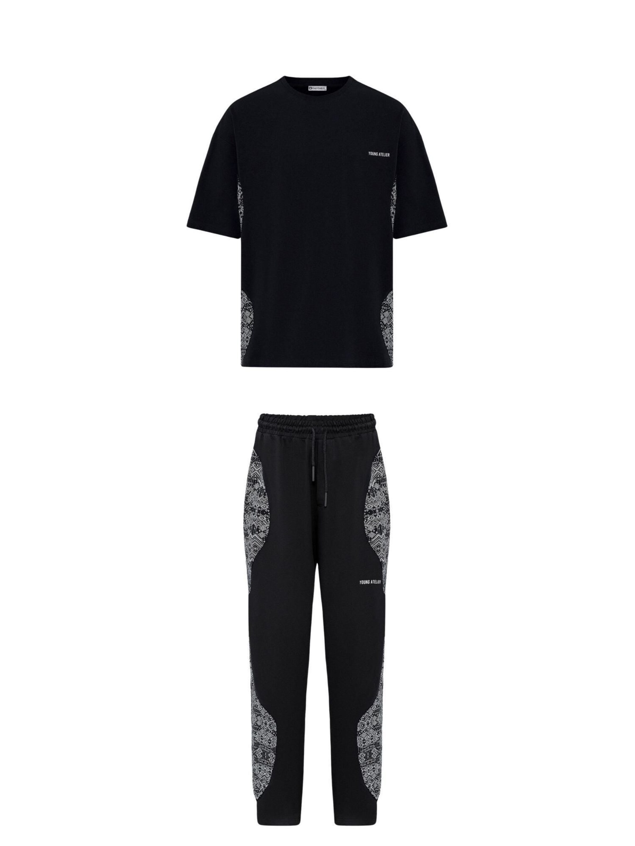 Dandalo Домашний костюм в Черный: спереди