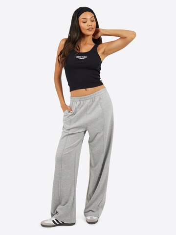 BRAVE SOUL Wide leg Broek in Grijs