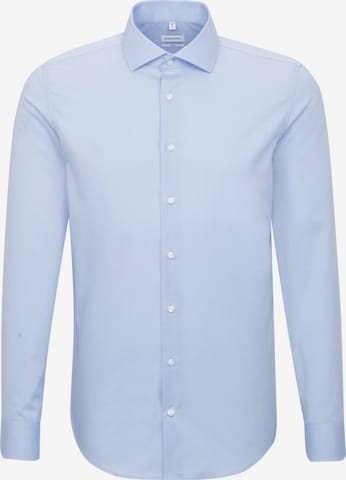 Chemise business ' Slim ' SEIDENSTICKER en bleu : devant