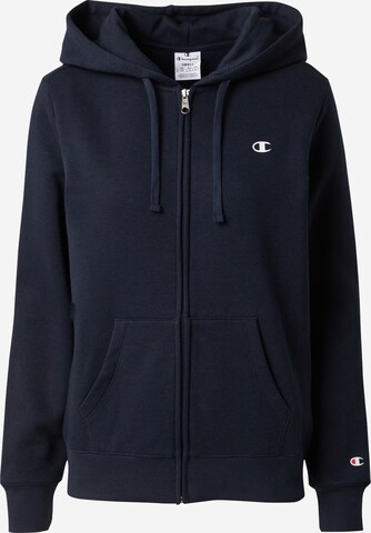 Champion Authentic Athletic Apparel Кофта на молнии в Синий: спереди