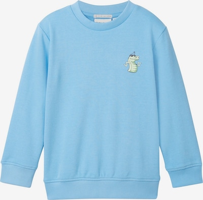 TOM TAILOR Sweatshirt in hellblau / dunkelgrau / grün, Produktansicht
