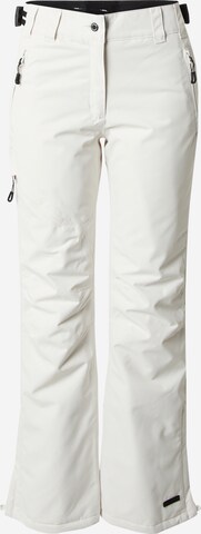 ICEPEAK regular Παντελόνι φόρμας 'CURLEW' σε λευκό: μπροστά