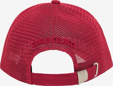 Casquette ' Colussi ' Carlo Colucci en rouge