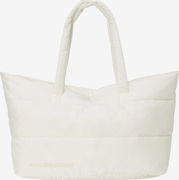 Marc O'Polo DENIM Shopper in Wit: voorkant