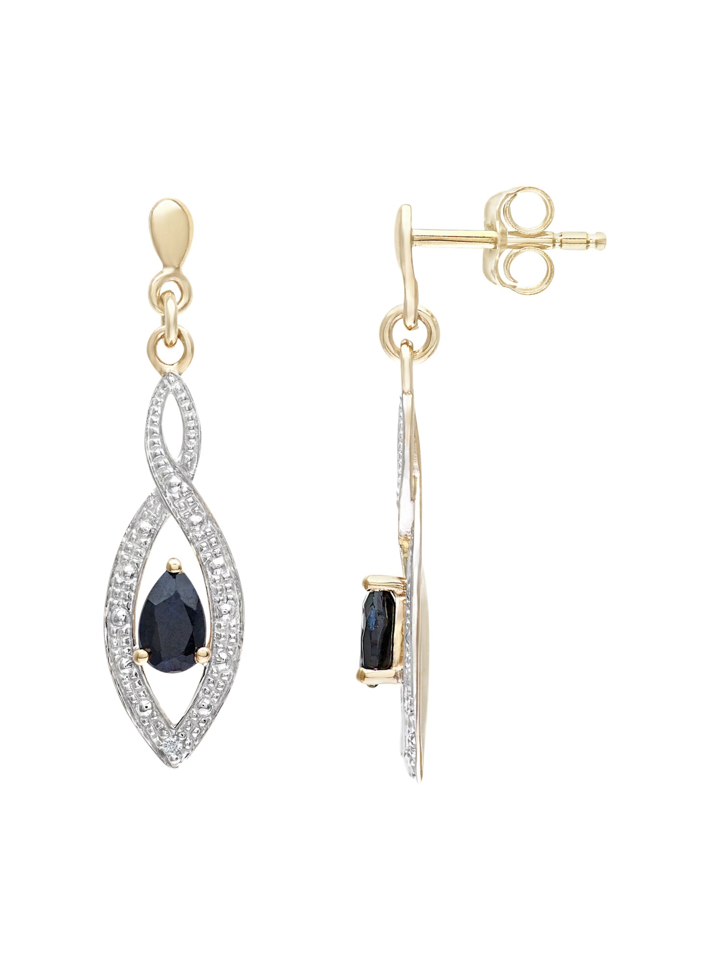 Boucles d'oreilles DIAMANT LETERNEL en or